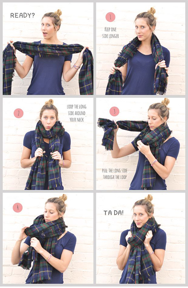 how to wear a scarf